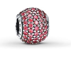 Pandora Pink Crystal Charm